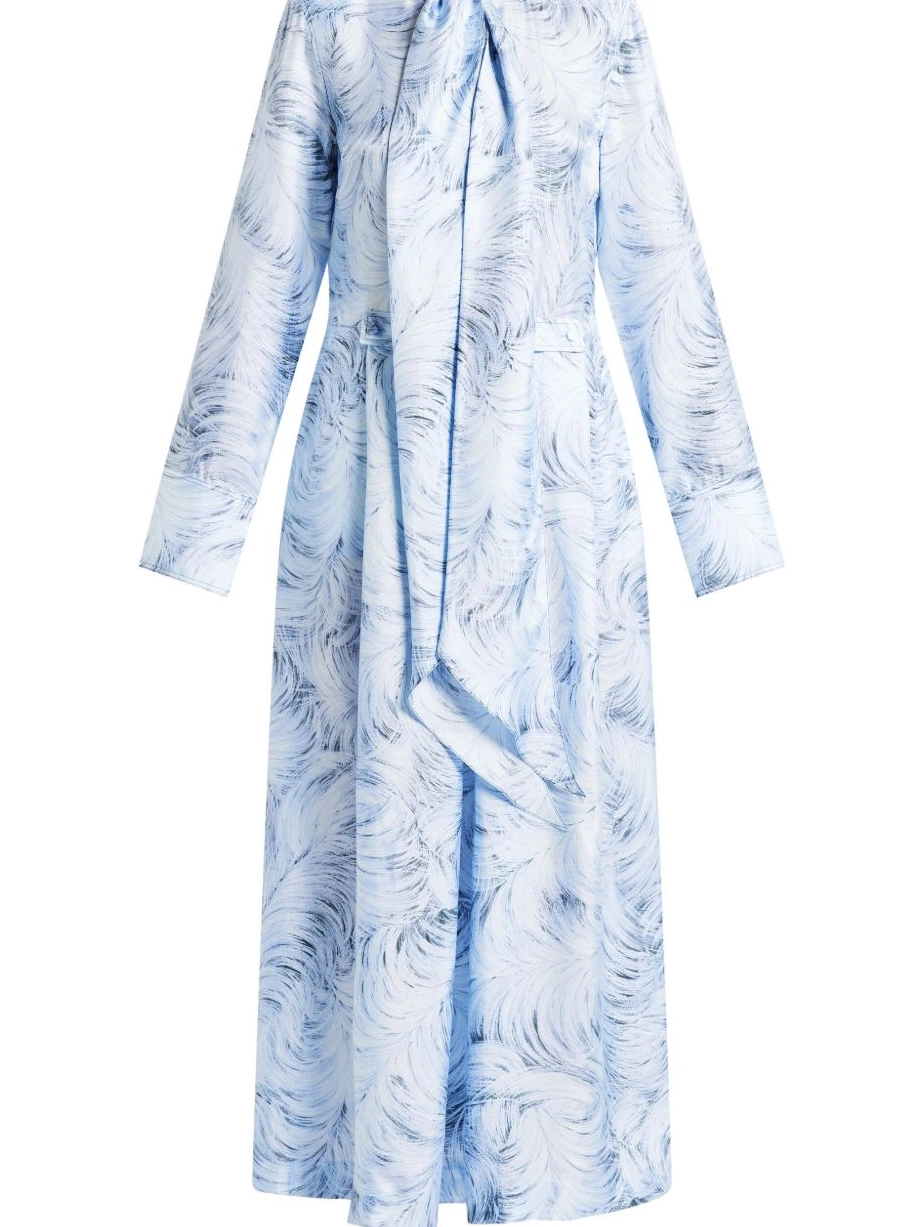 Affordable midi McCartney dress Women feather-print Stella 0401